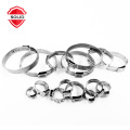 Stainless Steel Single Ear Pinch hose fittings O ring hose clamp
